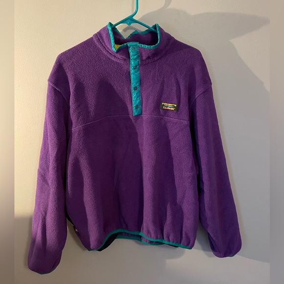 Vintage LL bean quarter snap pull over - Picture 1 of 3